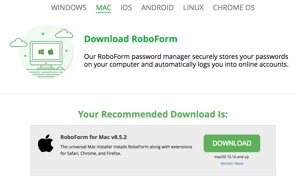 Free roboform download windows 10